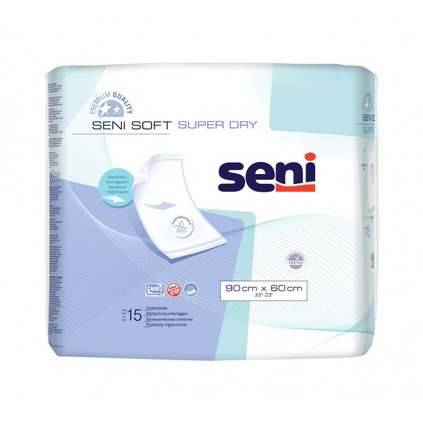 Seni Soft Super DRY 60X90 cm 15psc